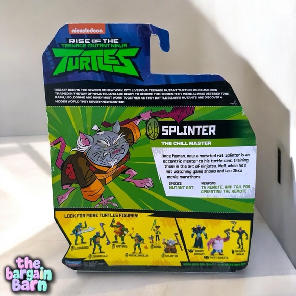 TMNT 2018 Rise of the Teenage Mutant Ninja Turtles Splinter Chill Master Figure - Picture 4 of 4